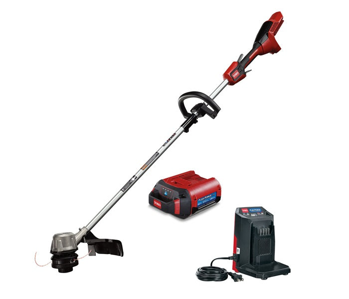 Toro 51830 Line Trimmer 60V MAX Battery Flex-Force® Full Package with Battery and Charger