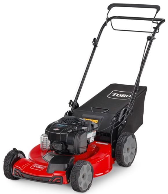 Toro 21442 Lawn Mower with high rear wheels